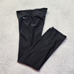 Nike Dri-Fit Women's Black Athletic Flare Pants Size XS